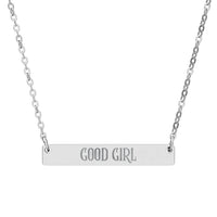 romance reader necklace "Good Girl", sparkle paperie house romance reader necklace