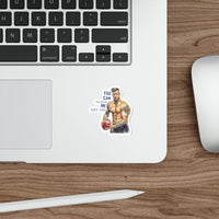 Football romance sticker with foot player player quote you can tackle me any day, sparkle Paperie house romance stickers