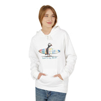 catch a puffin wave surfer hoodie, puffin surfing surf's up bruh hoodie, sparkle paperie house