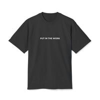 motivational graphic shirt put in the work, gym graphic shirt sparkle paperie house  