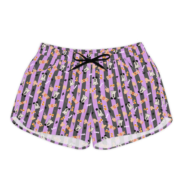 Boo Too You Halloween Pattern Women's Casual Shorts