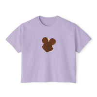 theme park women boxy shirt mouse shaped ice cream sandwich, sparkle paperie house