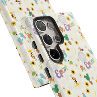 theme park flower and garden festival pattern tough phone case, sparkle paperie house