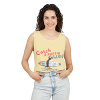 catch a puffin wave surfer tank top, puffin surfing tank top sparkle paperie house