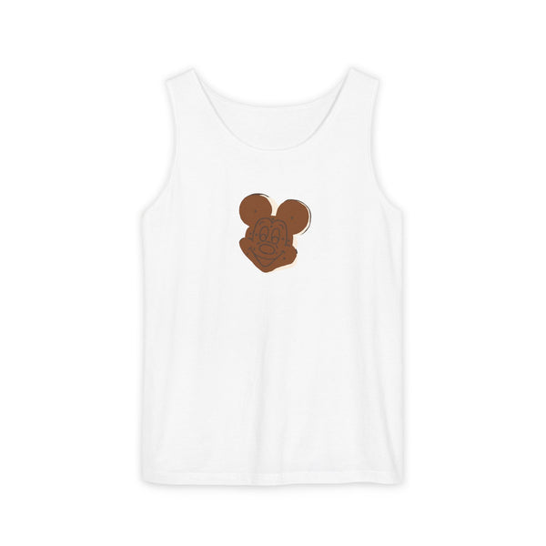 Boardwalk Sweets Mouse Shaped Ice Cream Sandwich Unisex Garment-Dyed Tank Top