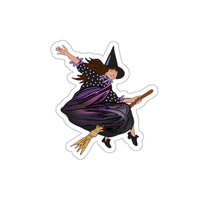 Marine witch halloween town vinyl die cut sticker, sparkle paperie house