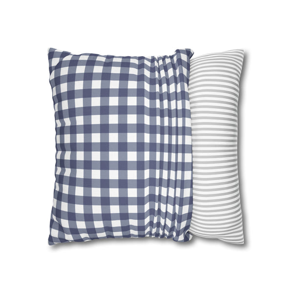 Midnight Strawberry Garden Pattern Spun Polyester Square Pillowcase