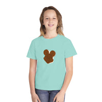 theme park mouse shaped ice cream sandwich youth shirt, sparkle paperie house