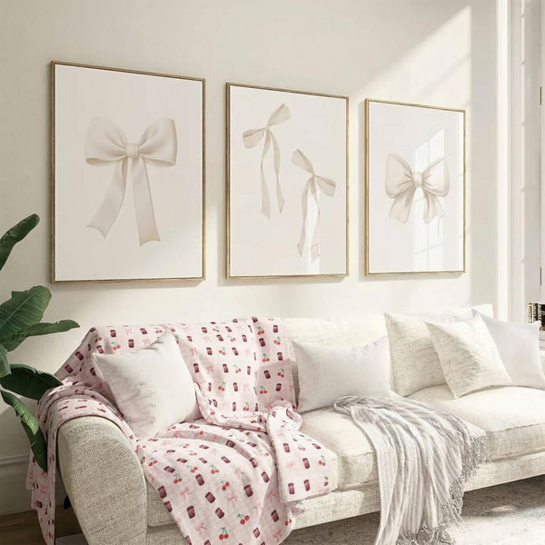 Cherry Fizz Coquette Velveteen Plush Blanket