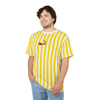 theme park t-shirt yellow stripe spikey bee, enchanted garden festival sparkle paperie house