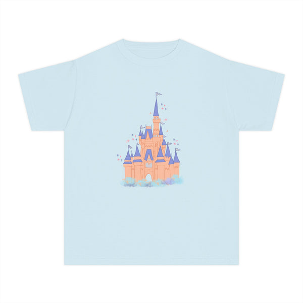 Theme Park Fantasy Magic Pastel Princess Castle Youth Midweight Tee
