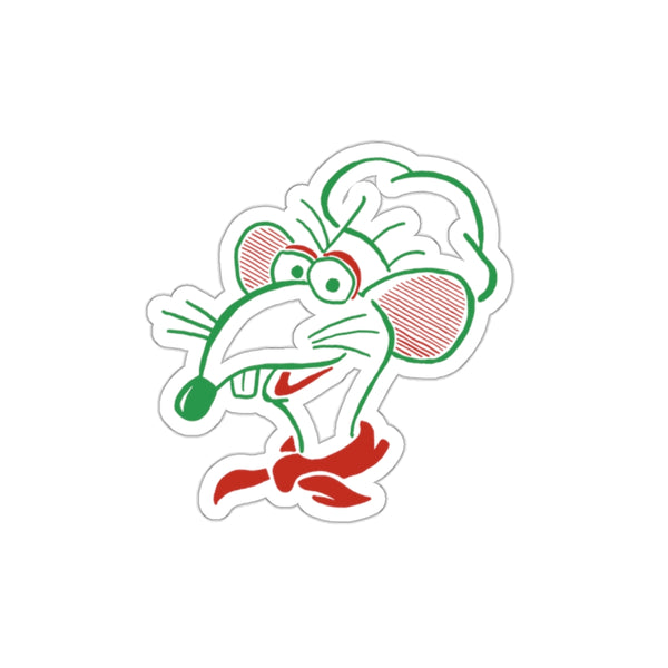 Theme Park Inspired Pizza Rizzo Die-Cut Stickers