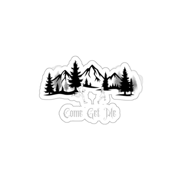 Dark Romance Come Get Me Die-Cut Stickers