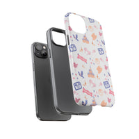 theme park fantasy land pattern phone case, fantasy magic duel layer tough phone case sparkle paperie house