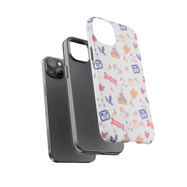 Theme Park Fantasy Magic Pattern Tough Phone Cases