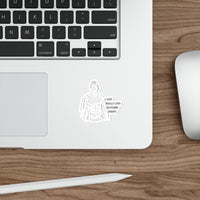drawing of football player with quote i just really love watching sports for romance reader, sparkle paperie house romance stickers