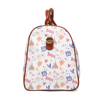 theme park fantasy land travel duffel bag, fantasy magic pattern travel weekend bag, waterproof canvas sparkle paperie house