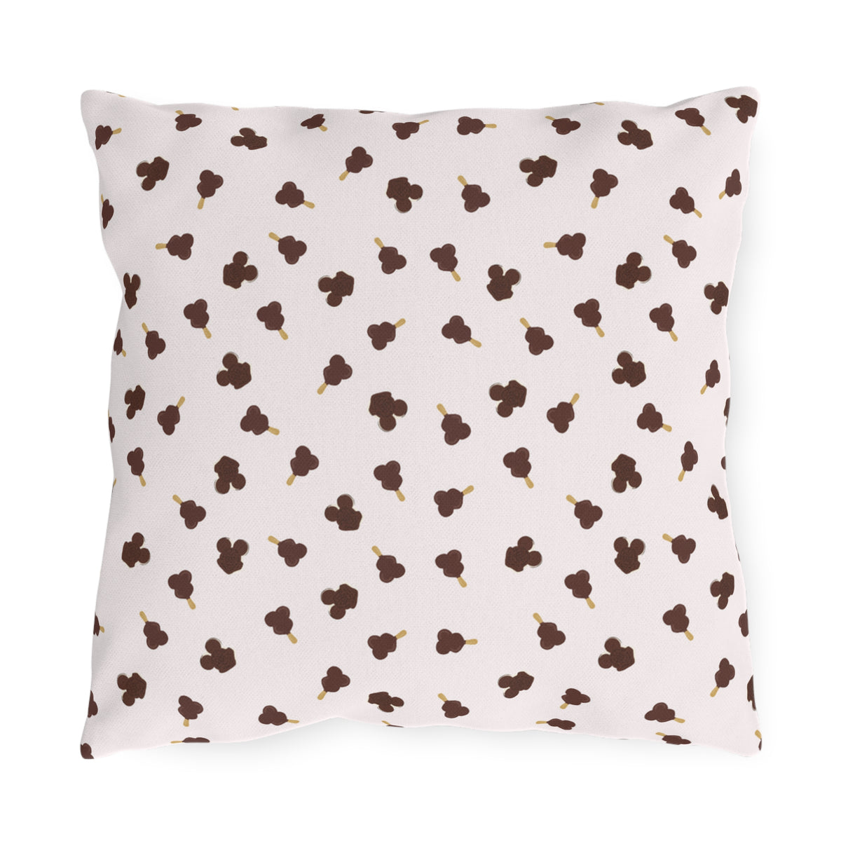 Theme park mouse shaped ice cream outdoor pillow, sparkle paperie house