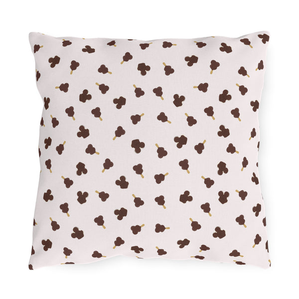 Boardwalk Sweets Mouse Shaped Ice Cream Two Sided Printed Outdoor Pillow