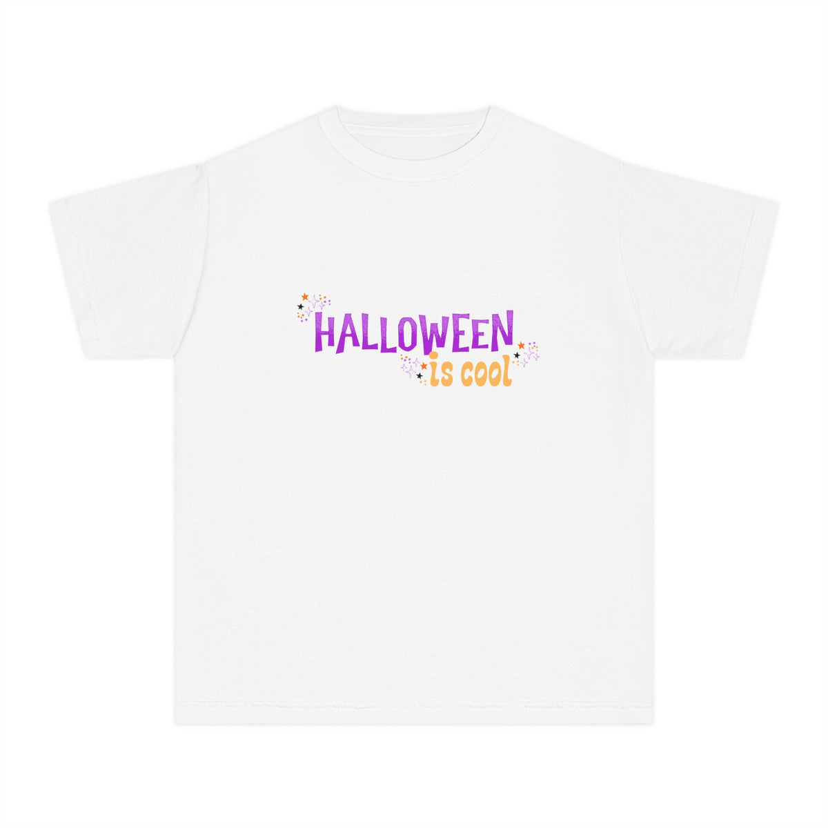 Halloween is cool youth tee, halloween youth tee sparkle paperie house