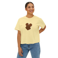 theme park women boxy shirt mouse shaped ice cream sandwich, sparkle paperie house