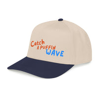 catch a puffin wave baseball cap, surfer baseball hat sparkle paperie house