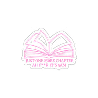 Romance Reader Staying Up Late Reader Die-Cut Stickers