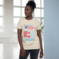 women 4th of july graphic shirt features you look like the 4th of july with hot dog, patriotic graphic shirt sparkle paperie house