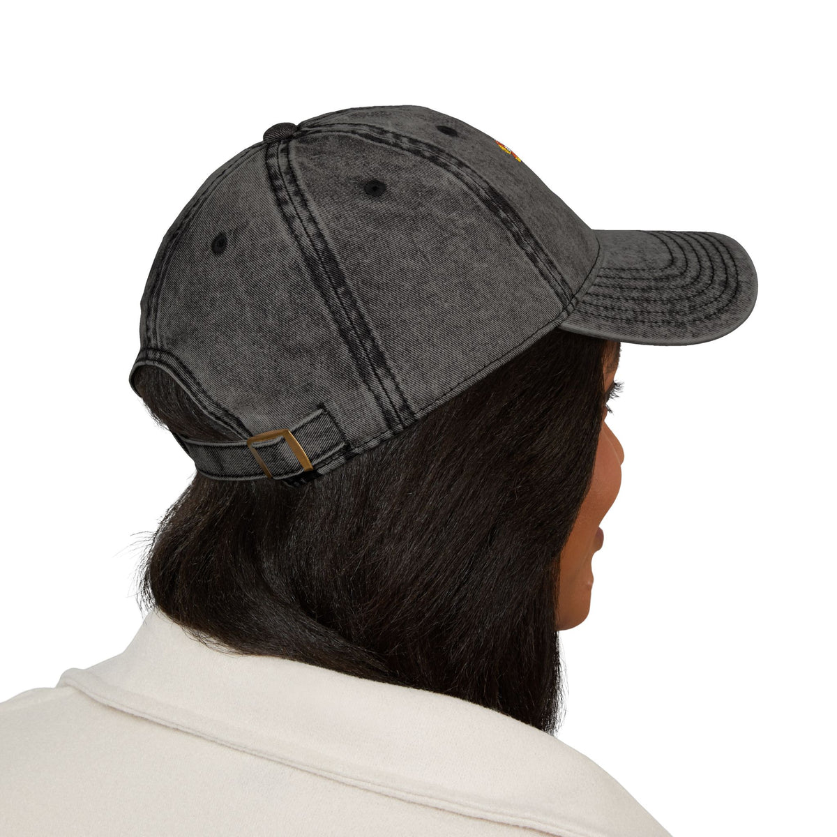 Boo too you Halloween embroidery baseball hat with candy corn details, sparkle paperie house