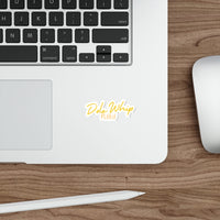 Pineapple whip please die cut vinyl sticker, sparkle paperie house 
