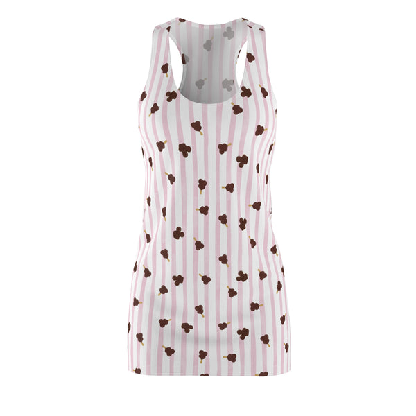 Boardwalk Sweets Mouse Shaped Ice Cream Women's Racerback Dress