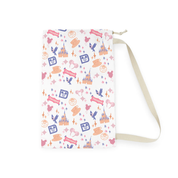 Theme Park Fantasy Magic Pattern Laundry Bag