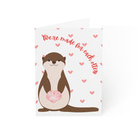 We Are Made For Each Otter Valentine's Day Card Set of 1