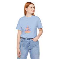 theme park fantasy land cindy castle t-shirt, fantasy magic pastel castle t-shirt sparkle paperie house