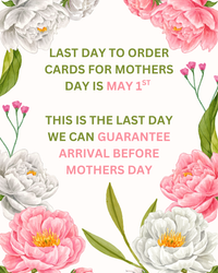 Color In French Cafe Happy Mothers Day Greeting Card  Set of 1
