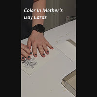 Color In French Cafe Happy Mothers Day Greeting Card  Set of 1