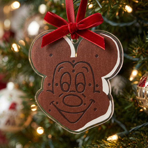 Boardwalk Sweets Mouse Shaped Ice Cream Sandwich Die Cut Acrylic Ornament